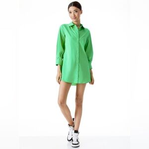 Alice + Oliva Dimitri Dress Garden Green NWT